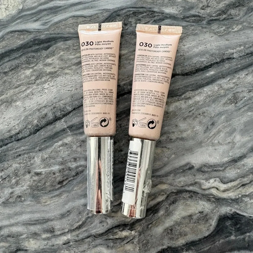 Revlon PhotoReady Candid Antioxidant Concealer 030 Light Medium 2 Pack New